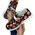 thumbnail image 5 of KEVCHE Women Halloween Pumpkin Shoes, Soft Comfortable Knitted Slip on Loafers , Cute Spooky Lace Up Breathable Walking Casual Dress Shoes for Halloween Party, 5 of 7