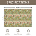 thumbnail image 3 of Placemat, Pioneer Flower Floral Print Pattern Place Mats Table Mat Set Of 2, PVC Washable Placemats for Party Kitchen Dining Decoration, 18x12 Inch, Fade Resistant, 3 of 6