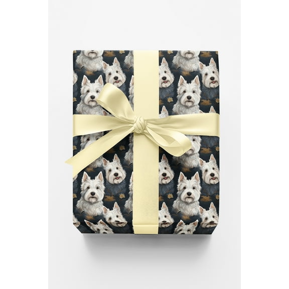 London Penny Premium Wrapping Paper - Westie Wonders