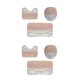 thumbnail image 4 of Kearding Cortina De Ducha Duradera para Baño: Juego De Cortina De Ducha Multifuncional Y Fácil De Instalar para Baño Cortina De Baño 3 3 juegos 45*75 2Conjunto, 4 of 6