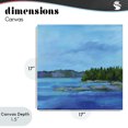 thumbnail image 4 of Stupell Industries Rustic Lodge Tranquil Blue Cove Canvas Art, 17 x 17, by Lynn Ericson Fine Art, 4 of 8