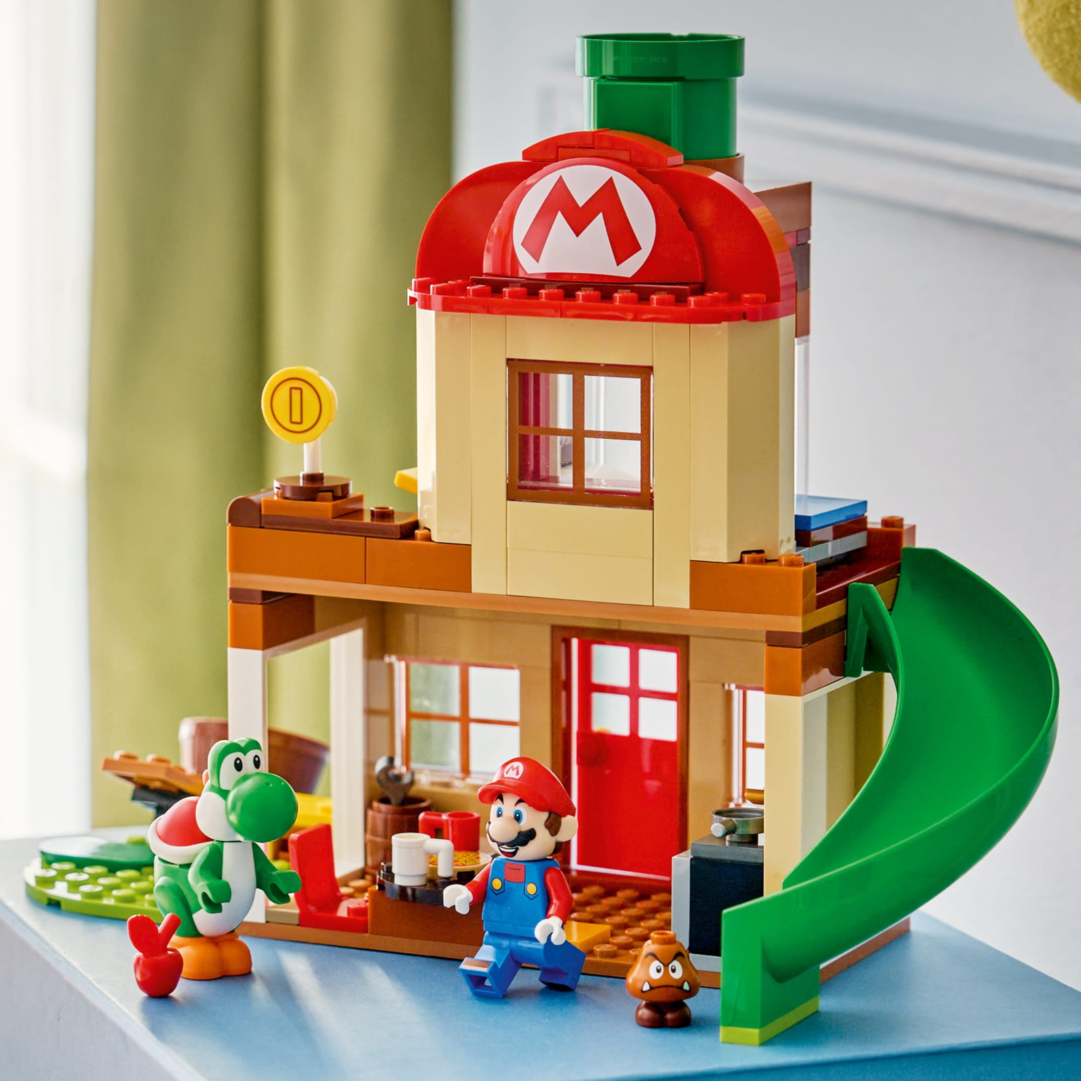LEGO Super Mario Yoshi at Mario's House - Building Toy for Boys & Girls, Ages 4+ - Preschool Set for Pretend Play - Gift for Birthdays - Yoshi Toy for Kids - 72057