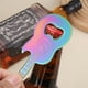 thumbnail image 1 of Abridor de guitarra de acero inoxidable Un sacacorchos, 1 of 5