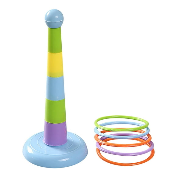 Children Ring Toss Toy Parent Child Throwing Game Skill Development Educational Gift Stacking Blocks Fine Motor Activity For Kids