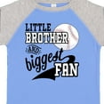 thumbnail image 3 of Inktastic Little Brother and Biggest Fan- Baseball Family Fan Gift Toddler Boy or Toddler Girl T-Shirt, 3 of 4