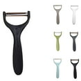 thumbnail image 3 of Cateissary Pelador de verduras manual Cocina Antideslizante Rebanador de frutas Zanahoria Nabo Peeling Rebanar Cocinar Zester Gadget Negro Type3 NO3, 3 of 6