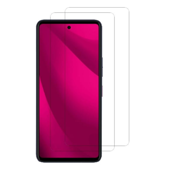 PAPAUTOP [2 Pcs] HD Clear Anti-Scratch Easy Installation Tempered Glass Screen Protector for T-mobile Revvl 7 Pro