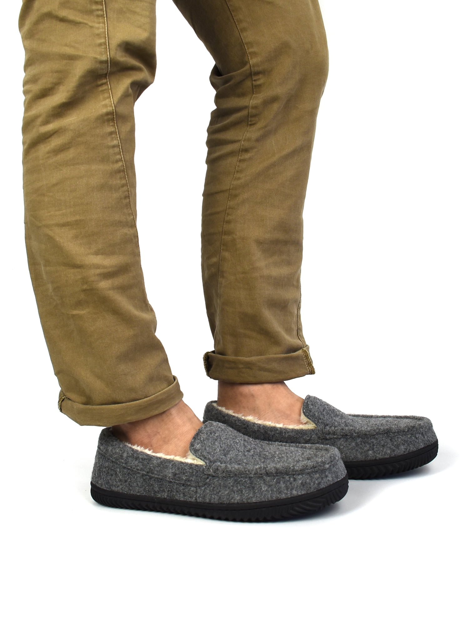 George Men's Hillcrest Suede Moccasin Slippers