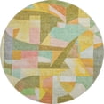 thumbnail image 2 of Addison Rugs Mayfield Premium Machine Washable Transitional Abstract Wheat Round Rug, 8' x 8', 2 of 6