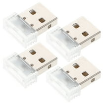 4 Pcs USB Ambient Light Car Automatic Night Cigarette Lighter inside The Plastic