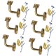 thumbnail image 4 of 6 piezas de soporte de barandilla para escaleras, soportes para pasamanos, pasamanos para pasillos, exteriores e interiores, pasamanos versátiles para 6 cm x 6 cm, 4 of 8
