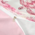 thumbnail image 4 of spefrowx Ink Pink Turtle Bedding for Women Girls, Blush Coral Fish Seashell Duvet Cover Full, Pink Reversible, 3pcs, 1 Duvet Cover and 2 Pillowcases, 4 of 6