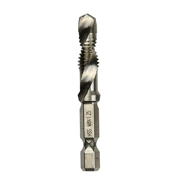 Macho de roscar manual M3 M5 M6 M8 M10 Herramientas para trabajar el metal M8x1.25mm Plata