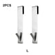 thumbnail image 5 of Bearachild Paquete de 2 ganchos para puerta de ducha de acero inoxidable, portátil, desmontable, a prueba de arañazos, anticorrosivo, resistente, gancho Accesorios de baño Plata 17.8 cm Bearachild HA065237-03, 5 of 6