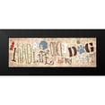thumbnail image 2 of Grey, Jace 18x9 Black Modern Framed Museum Art Print Titled - Dog, 2 of 5