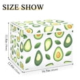 thumbnail image 5 of Yayeee Collapsible Cube Storage Bin with Lid Fabric Closet Decorative Basket with Handles, Avocado, 5 of 7