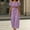 Purple, variant on Trendy Daytime Outfits For Casual And Vacation Wear With Fashionable Square Neck Puff Sleeves And Wide Leg Pants Womens Suites with Long Jackets Ladies Pant Suits for Business plus Size Womens Apparel