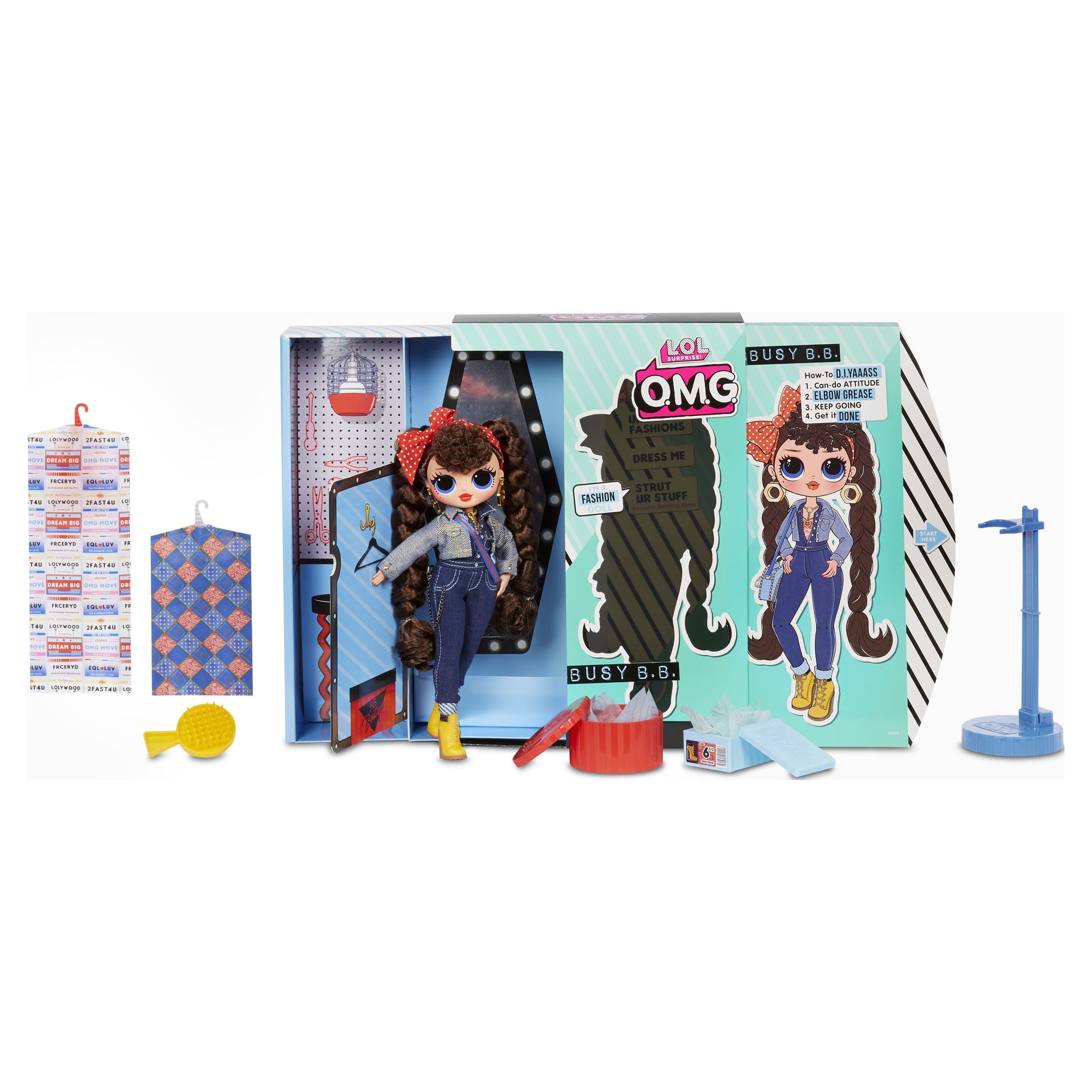 LOL Surprise OMG Busy B.B. Fashion Doll With 20 Surprises, Great Gift for Kids Ages 4 5 6+ - image 2 of 5