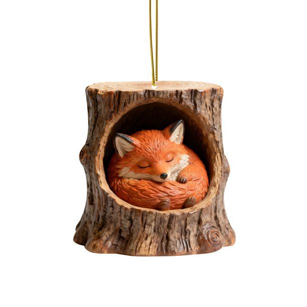 Adorno navideño con animales colgantes Adorno colgante con animales bonitos para ventanas, paredes y hogares