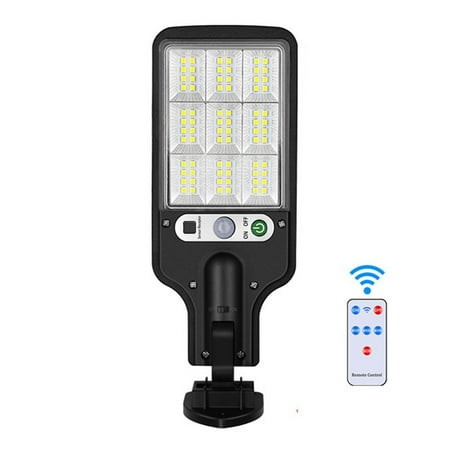 

Solar Lights 60 LED Solar Street Light Outdoor 3 Light Mode Waterproof Motion Sensor Security Solar Powered Lights For Garden Patio Path Yard -------- Super Bright & Energy Efficient