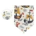 thumbnail image 3 of Pirate Ship Flowers Leaves Garden Flag 18" x 12.5" Double Sided Yard Lawn Outdoor Decor Small Yard Flags, 3 of 6