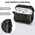 thumbnail image 3 of HLONK Étui de Protection Compatible avec AirPods Pro 2, Étui Blindé de Protection en TPU Antichoc Compatible avec Pro 2e Génération, 3 of 5