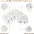 thumbnail image 4 of Soft Elastic Bra Extender Straps, 9-Pack with 2 Hooks and 3 Rows for Added Comfort and Fit, 4 of 5