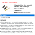 thumbnail image 2 of Tailgate Latch Rod Clip - Compatible with 1993 - 2003 Ford Ranger 1994 1995 1996 1997 1998 1999 2000 2001 2002, 2 of 2