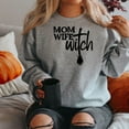 thumbnail image 4 of Mom Wife Witch Halloween Sweatshirt for Mom, 4 of 9