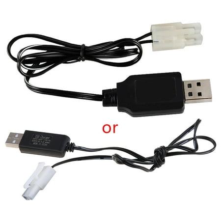 

Qisuw Charging Cable Battery USB Charger Ni-Cd Ni-MH Batteries Pack KET-2P Plug Adapter 8.4V 250mA Output Toys Car Accessories