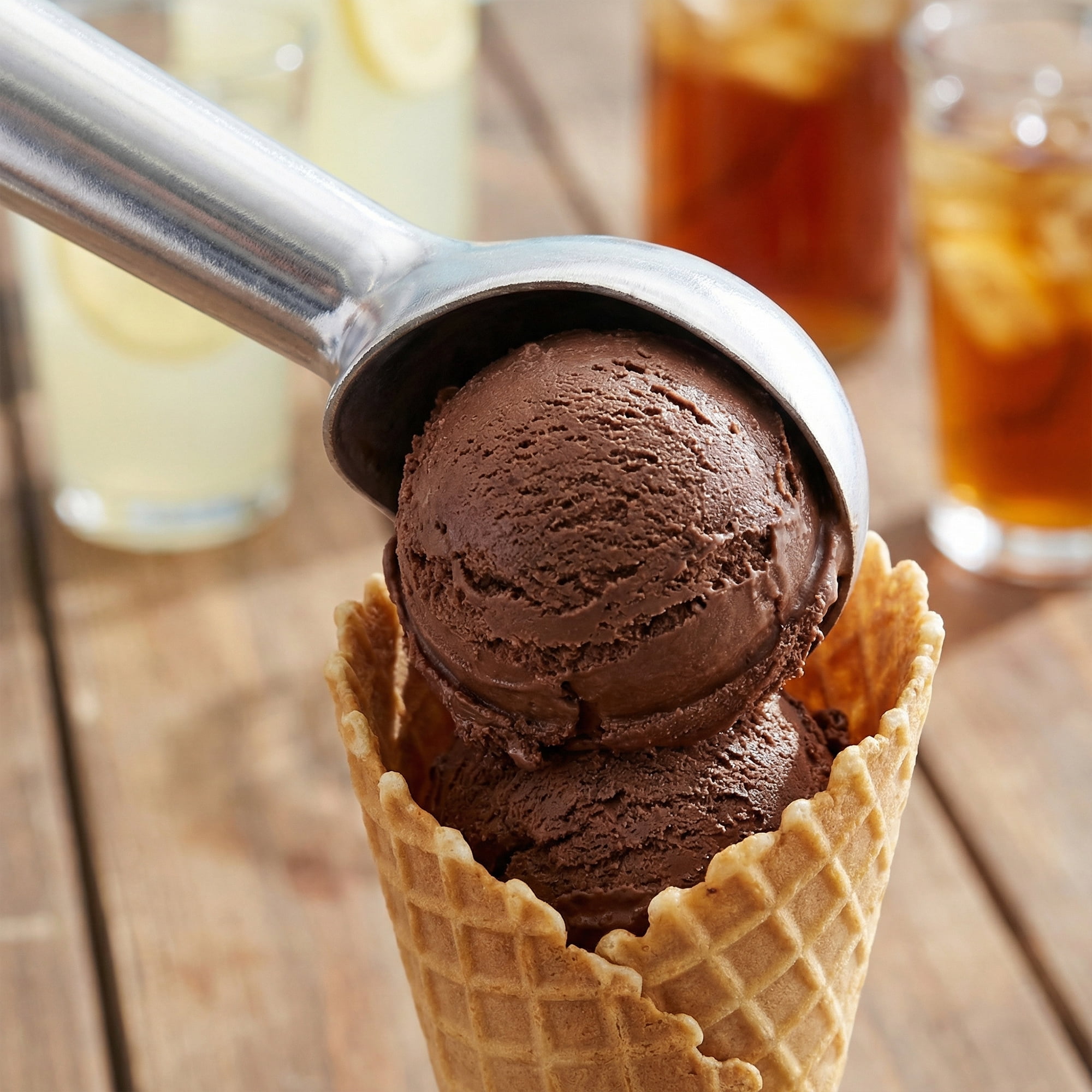 Unique Bargains Stainless Steel Ice Cream Scoop with Handle Highlight 1