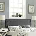 thumbnail image 2 of Hawthorne Collection Fabric Upholstered Queen Headboard in Gray, 2 of 4