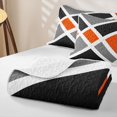 thumbnail image 4 of Erosebridal Patchwork Geometric Checkered Quilt Full,Multicolor Plaid Stripes Full Bedspread Sets For Girls,3-Piece, 4 of 7