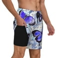 thumbnail image 3 of Fotbe Butterflies Men’s Swim Trunks Quick Dry Swim Shorts Board Shorts with Mesh Lining-X-Large, 3 of 9