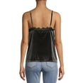thumbnail image 3 of No Boundaries Juniors’ Velvet Cami Top, 3 of 5