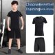 thumbnail image 4 of Mallas de entrenamiento para niños, ropa de secado rápido, ropa de primavera y otoño para niños, baloncesto, fútbol, ropa deportiva de fitness, 4 of 5