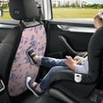 thumbnail image 5 of Butterfly print A Mats Back Seat Protectors, Car Seat Protector Vehicle Organizers Waterproof Cover Back Seat Cover for Kids with 3 Storage Pockets 2 Pack, 5 of 5