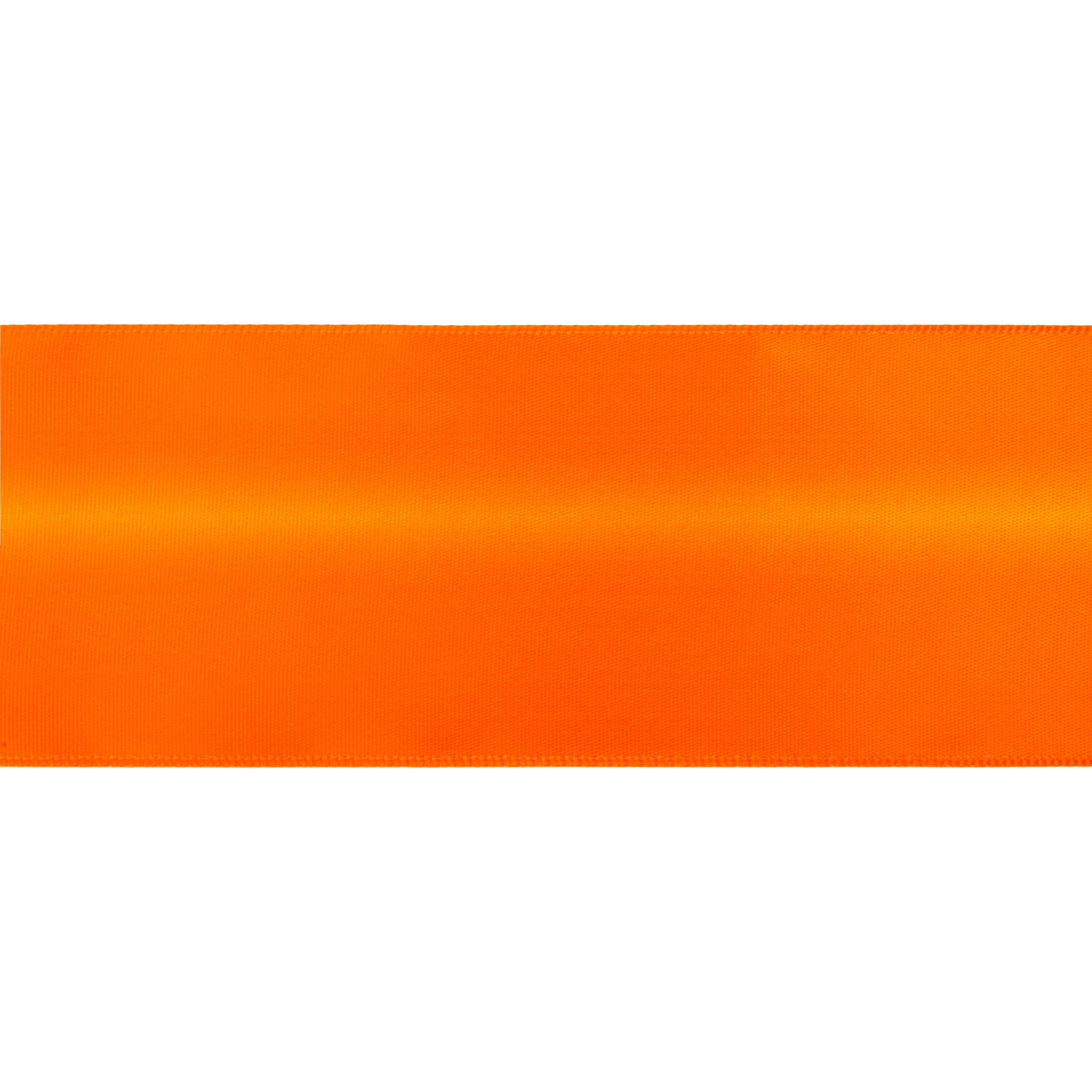 Offray Single Face Satin Torrid Orange 2-1/4" X 9 ft Ribbon