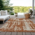 thumbnail image 6 of Addison Rugs Chantille Indoor/Outdoor Transitional Modern Paprika Washable Rectangle Rug, 5' x 7'6", 6 of 6