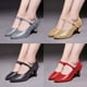 thumbnail image 1 of Zapatos de baile moderno para mujer Zapatos de baile latino para adultos Zapatos de baile social Zapatos de baile cuadrado Suela blanda, 1 of 1