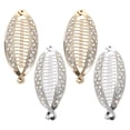 thumbnail image 1 of jojofuny 4Pcs Barrettes for Girls Rhinestone Resin for Party Work Beach Everyday Use, 1 of 6