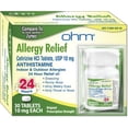 thumbnail image 4 of (3 pack) Ohm 24-Hour Antihistamine Cetirizine HCl 10 mg Tablets, 30 Count – All-Day Allergy Relief for Itchy Eyes, Runny Nose, Hay Fever, Pollen, and Indoor & Outdoor Allergies, 4 of 7