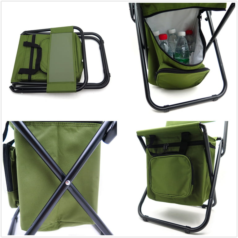  HTTMT Multi-use Backpack Chair Stool with Cooler Bag Hiking  Fishing Camping Picnic [Item Number: ET-Seat002] : Sports & Outdoors
