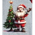 thumbnail image 4 of SwiftWear Christmas Matching Family Pajamas Sets Santa Claus and Xmas Tree Print Top + Plaid Bottom Sleepwear Jammies, 4 of 4
