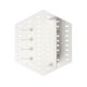 thumbnail image 1 of Estante de almacenamiento de pared sin perforaciones Cocina Baño Artículos colgantes Estante de almacenamiento Estante de pared Decoración Blanco Monstrate HA7805-01B, 1 of 6