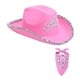 thumbnail image 4 of Sombrero de vaquero Yinane Estilo occidental Lentejuelas Fedora para fiesta, 4 of 8