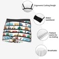 thumbnail image 3 of Pofeuu Funny Transport Print Men’s Boxer Briefs, Moisture-Wicking Underwear, Regular,Trunk-XX-Large, 3 of 5