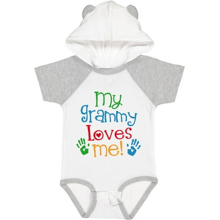 

Inktastic My Grammy Loves Me Gift Baby Boy or Baby Girl Bodysuit