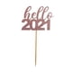 thumbnail image 2 of Billuyoard 12 Uds 2021 pastel Topper cumpleaños pastel postre DIY fiesta decoración Año Nuevo fiesta cumpleaños torta decoraciones Kits de decoración para fiestas oro rosa Billuyoard HA002671-02, 2 of 6