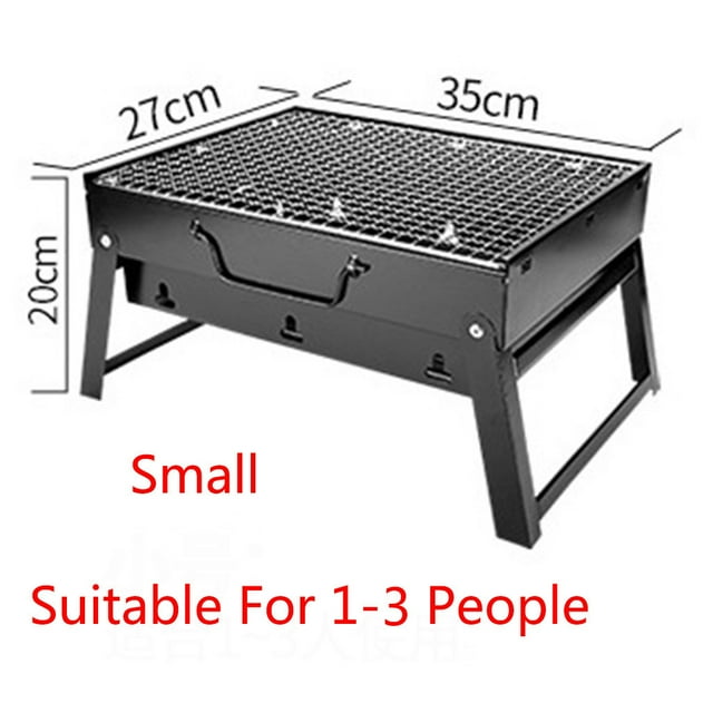 RKSTN Kitchen SuppliesLarge Portable BBQ Barbecue Steel Charcoal Grill Outdoor Patio Garden Party Decorations for Home Kitchen Decor